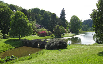 Stourhead NT Garden in Wiltshire