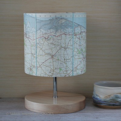 OS map shade on sycamore base