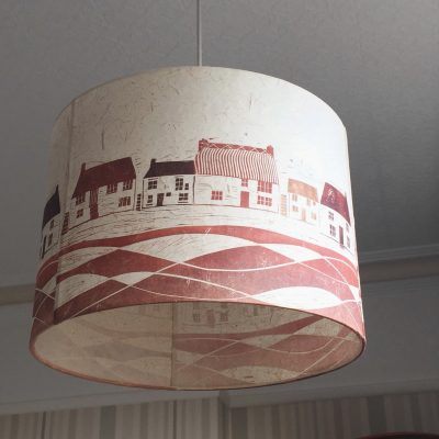 Earthy colours cottage design drum shade