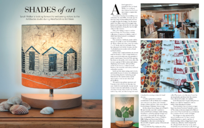 ArtShades Studio featured in Living Magazine Sept 2024