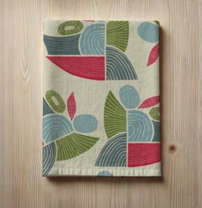 Abstract tea towel design by ArtShades