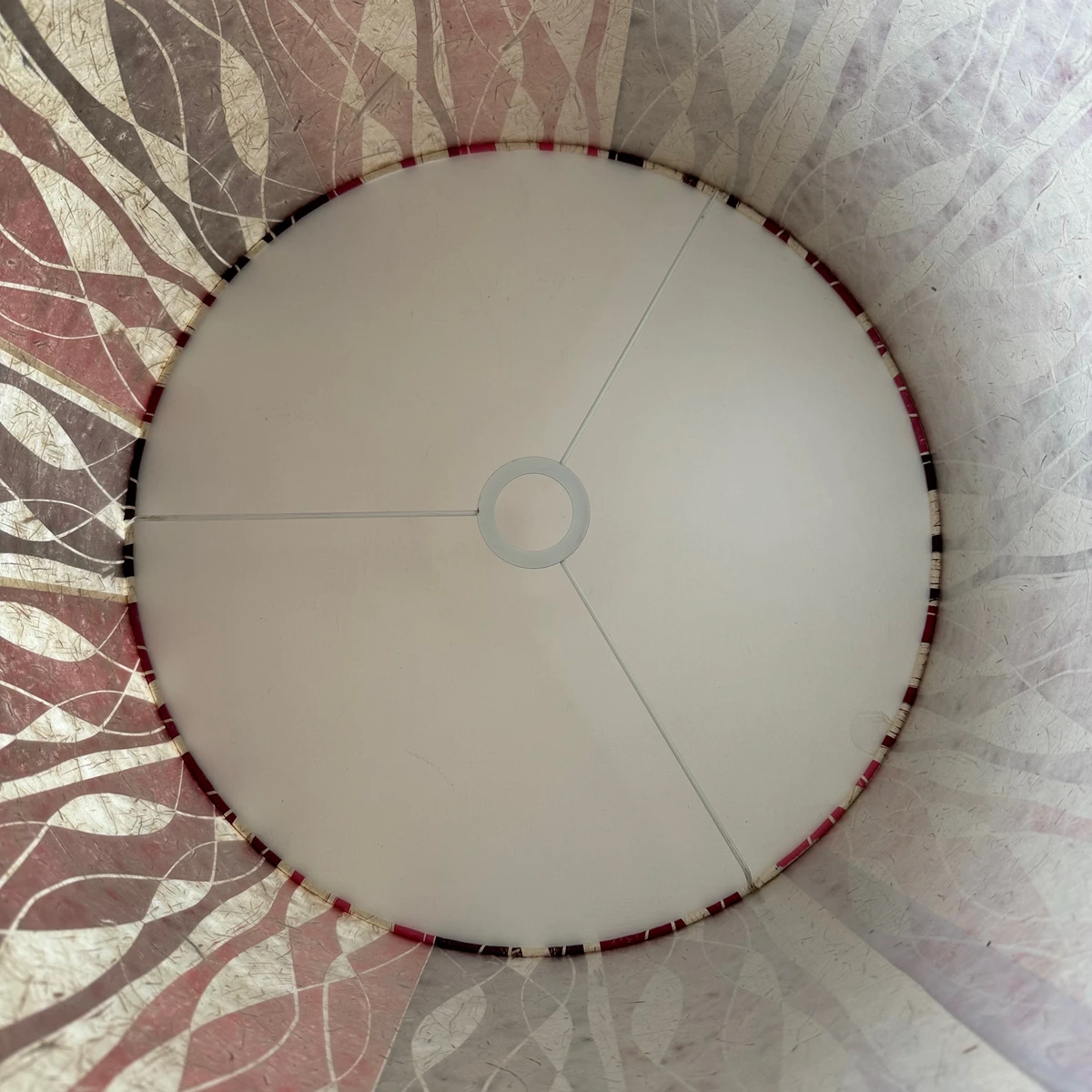 Random striped contemporary lampshade
