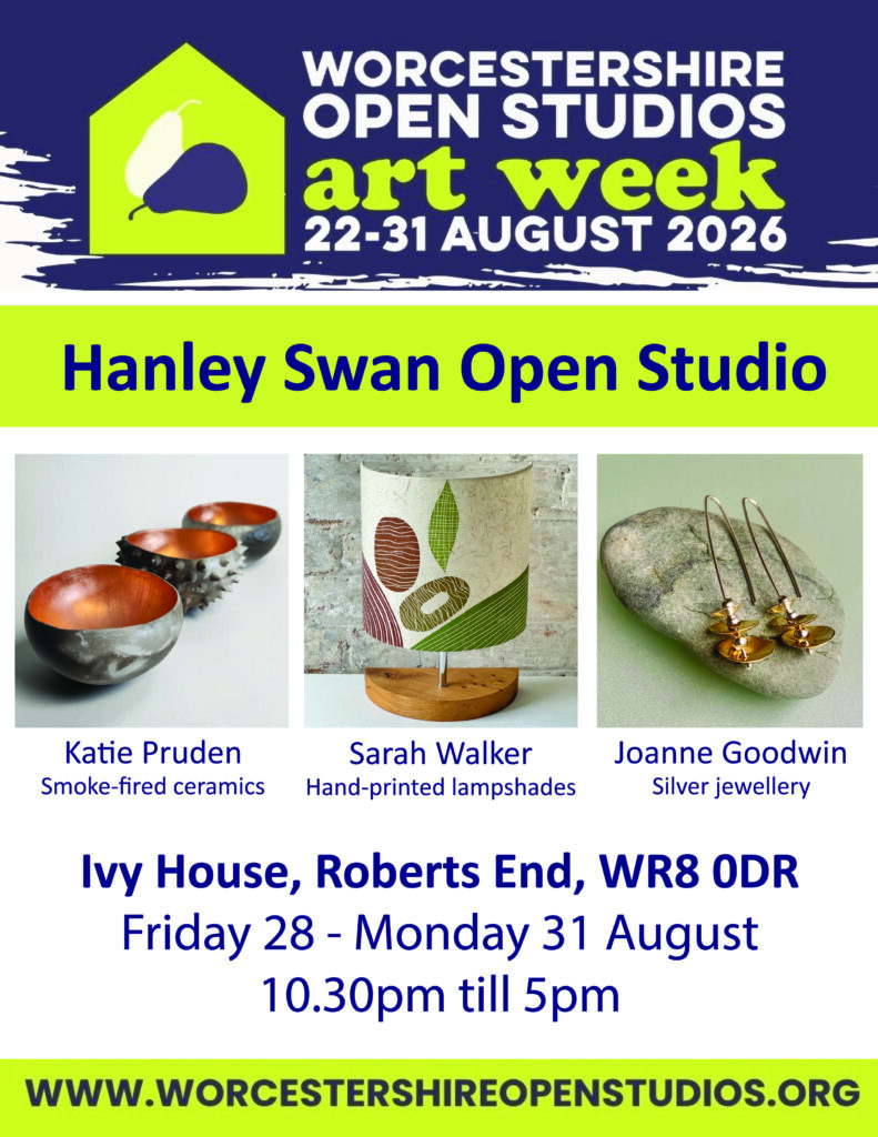 Hanley Swan Open Studio 28-31 August 2026